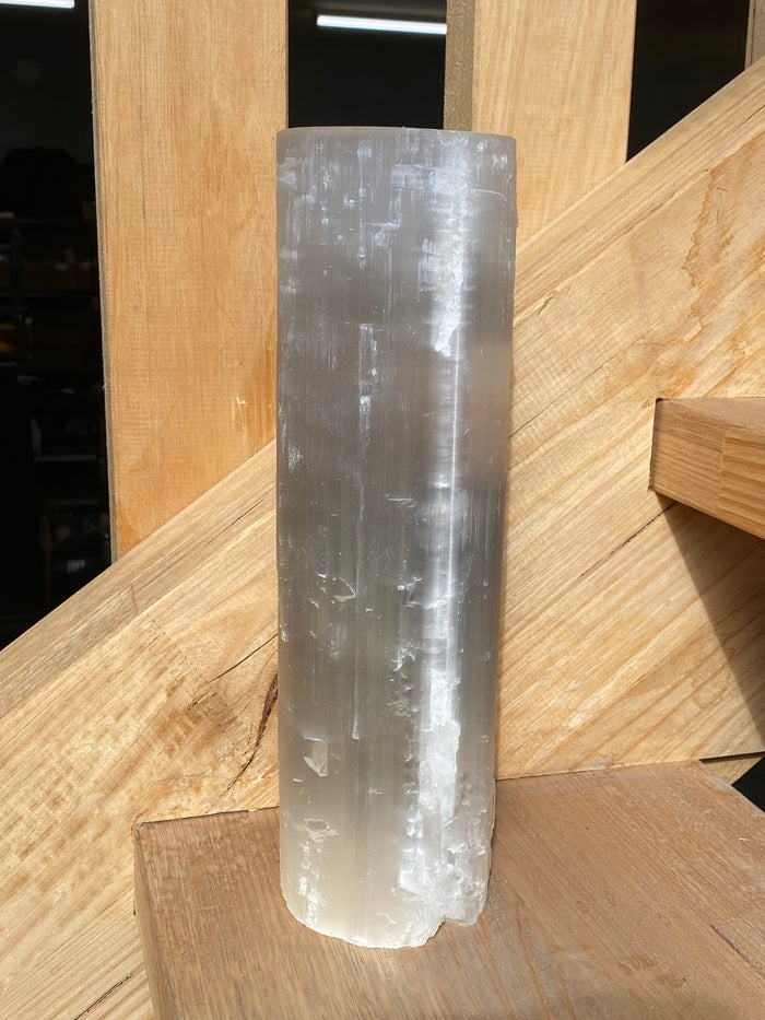 30cm cylinder selenite lamp