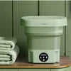 8L Portable Folding Washing Machine Bucket for Clothes Socks Underwear