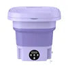 8L Portable Folding Washing Machine Bucket for Clothes Socks Underwear