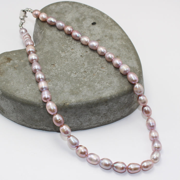 Mauve pearl Necklace
