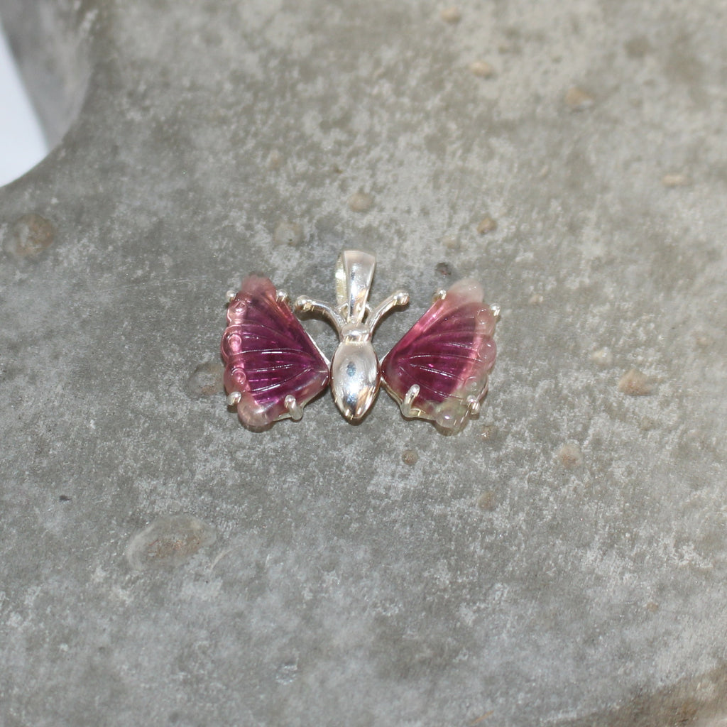 Tourmaline Butterflies set in sterling silver