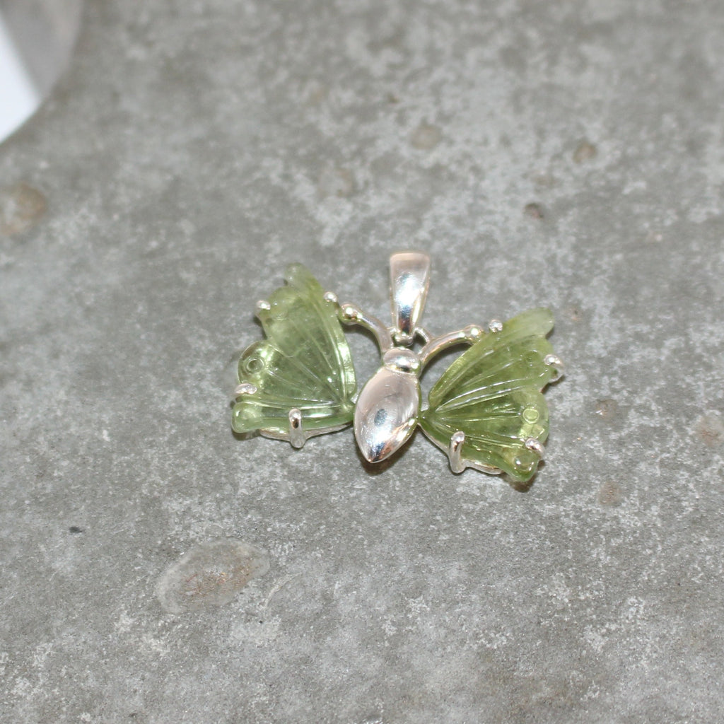 Tourmaline Butterflies set in sterling silver