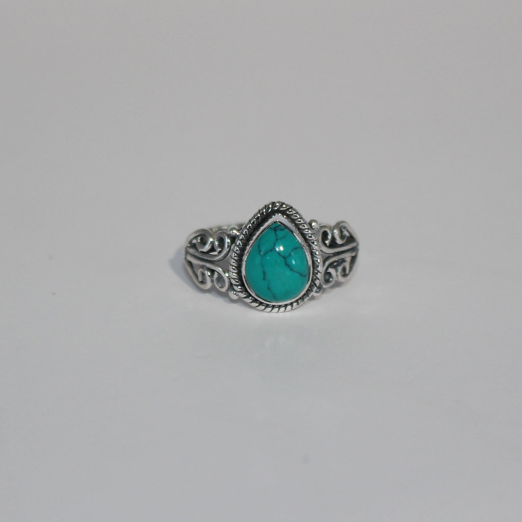 Vivian ring  in Turquise sterling silver