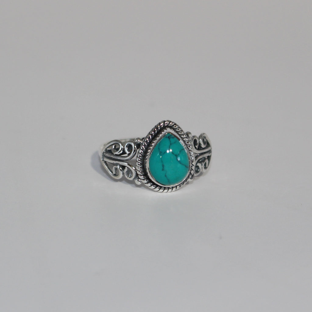 Vivian ring  in Turquise sterling silver