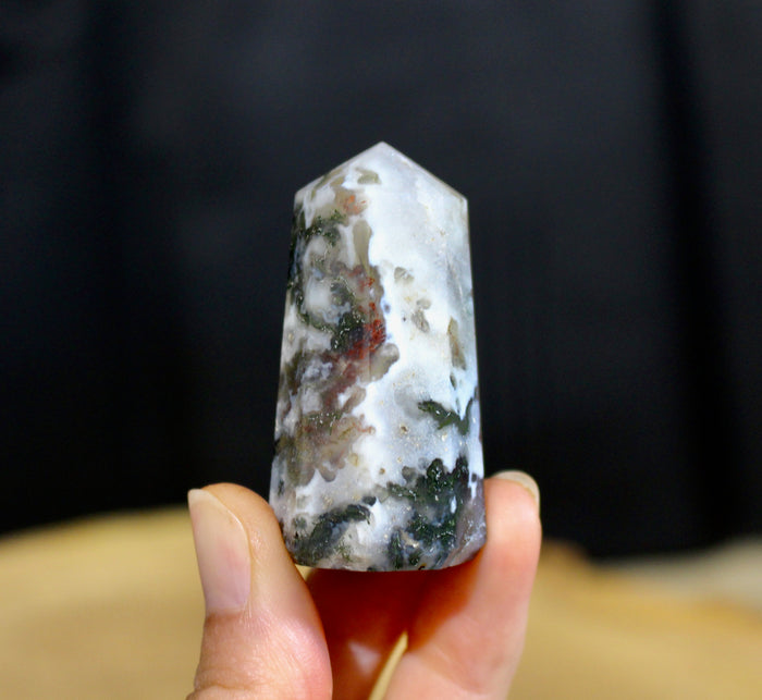 Moss Agate tower small