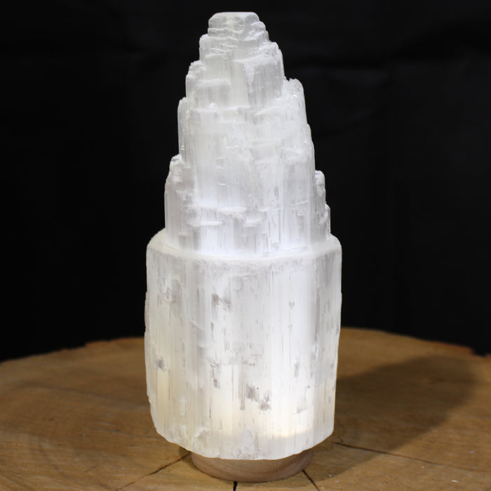 Selenite Lamp 25cm