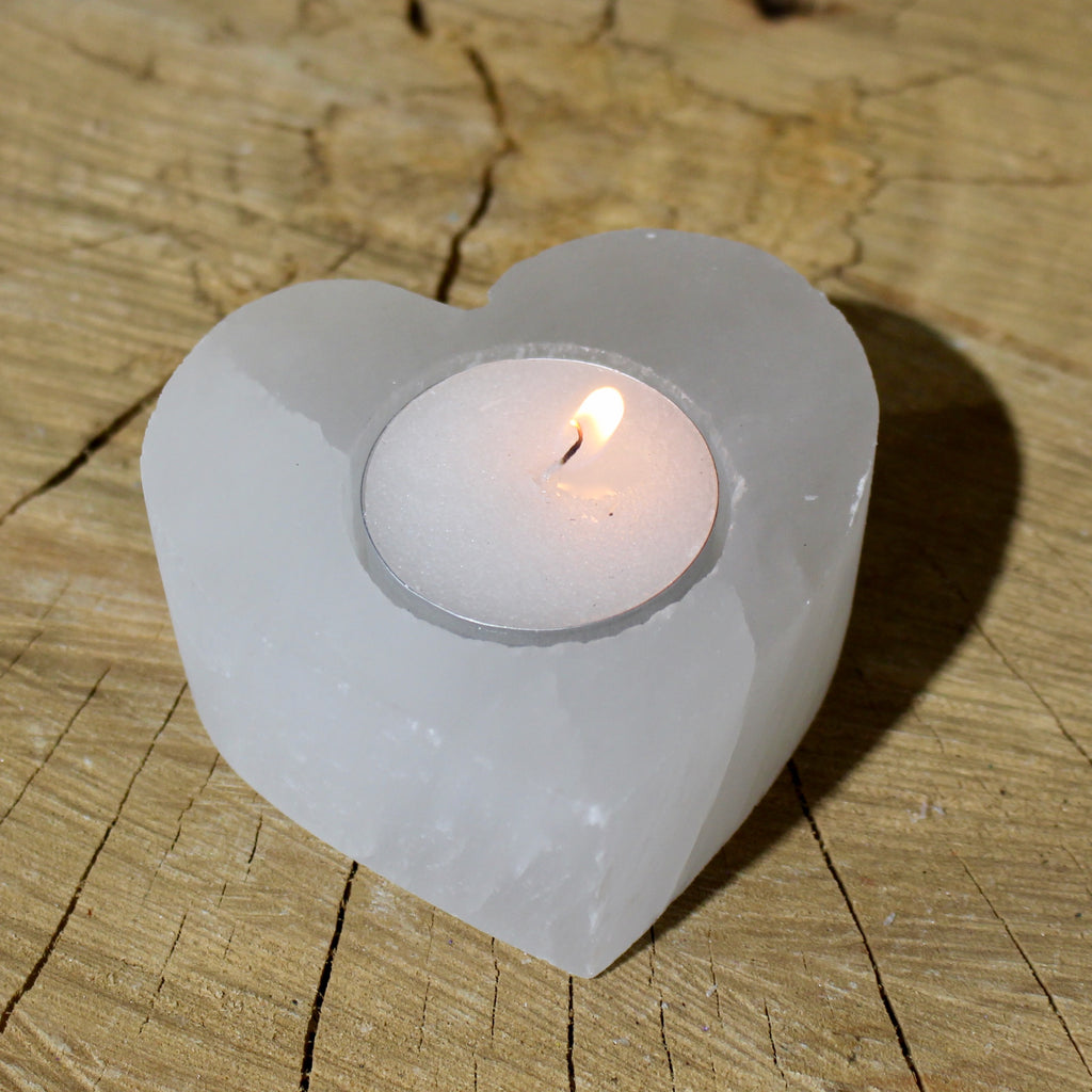 Heart candle holder