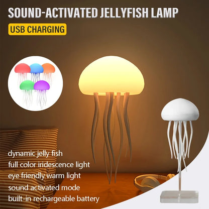 Jellyfish Night Light with Voice Control