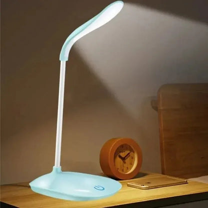 LED Desk Lamp Eye Protection Night Light Touch Dimmable Reading Lamp USB Plug For Office Desk Student Dormitory Bedroom Reading