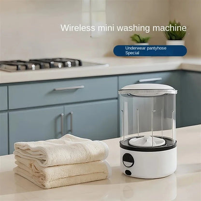 2L Mini Washing Machine Automatic Portable Turbo Led Washing Cup Portable Washing Machine Is Suitable For Underwear.Briefs.Socks