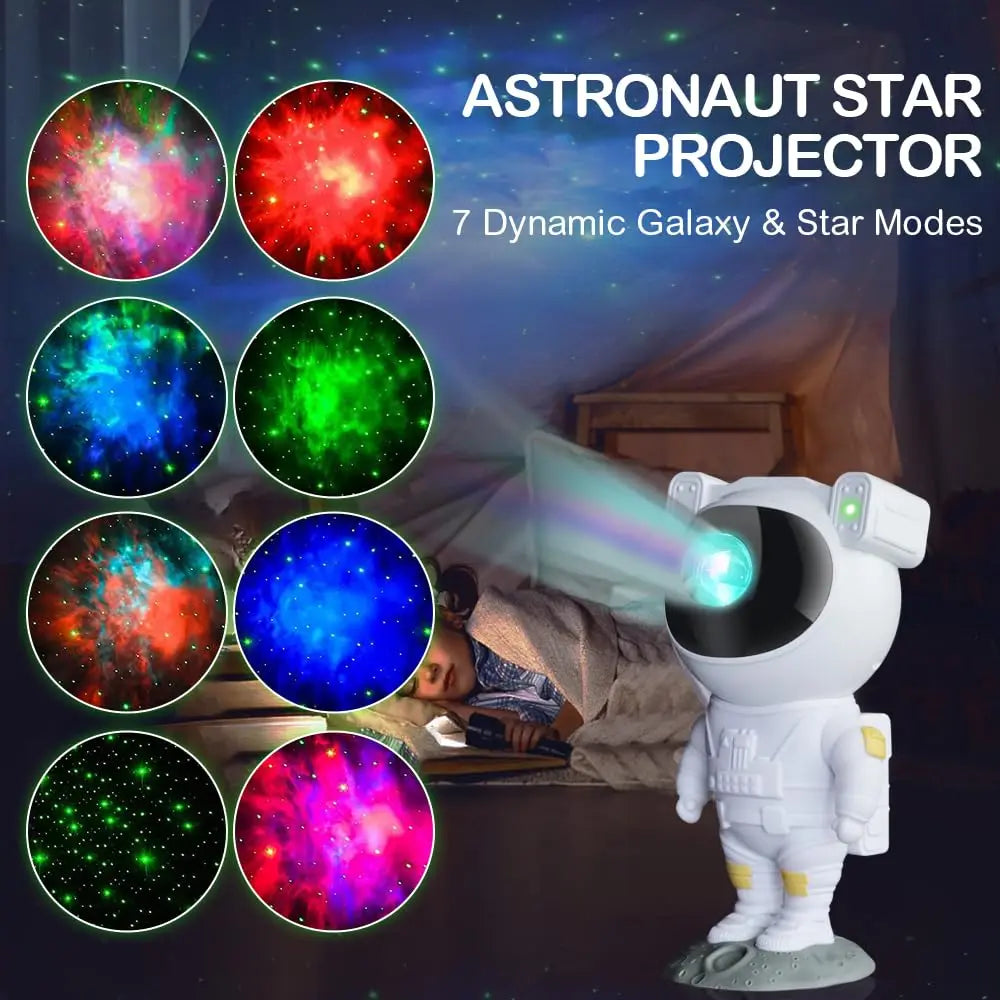 Astronaut Star Projector Night