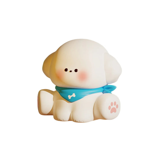 Cartoon Puppy Shaped Silicone Night Lamp, USB Charging Soft Glow Nightlight, Portable Touch Control Dog LED Light, Indoor Room D