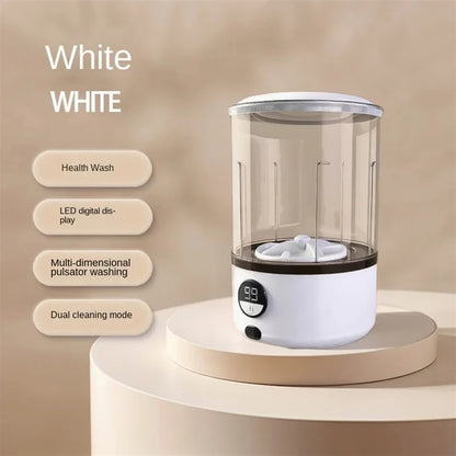 2L Mini Washing Machine Automatic Portable Turbo Led Washing Cup Portable Washing Machine Is Suitable For Underwear.Briefs.Socks