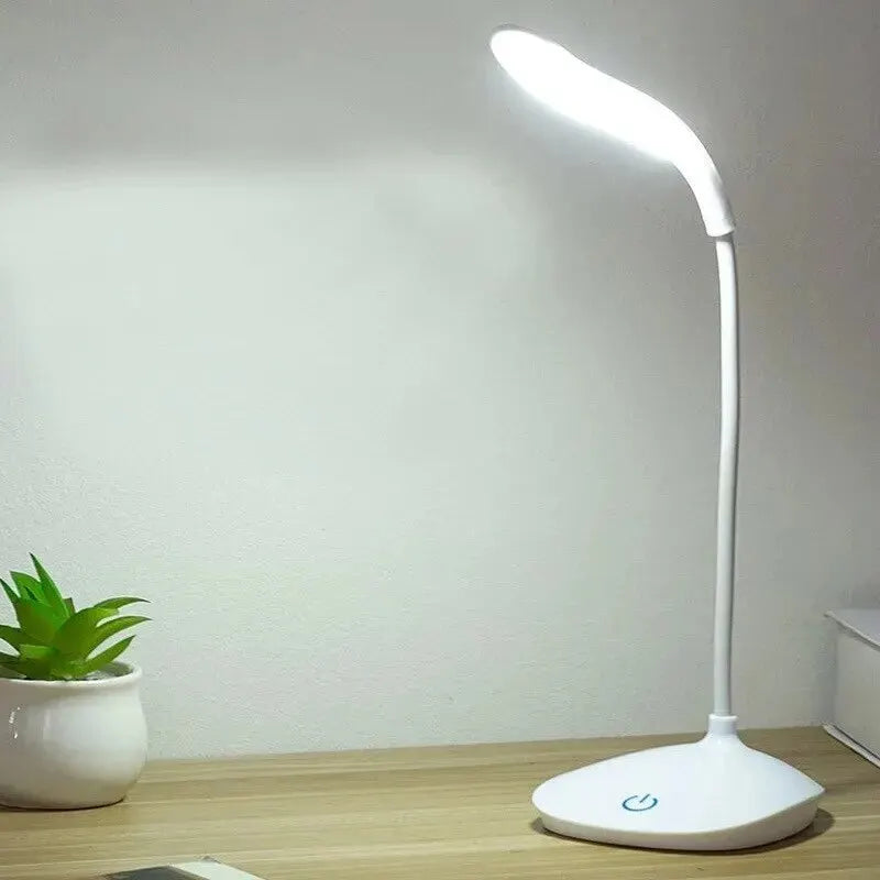 LED Desk Lamp Eye Protection Night Light Touch Dimmable Reading Lamp USB Plug For Office Desk Student Dormitory Bedroom Reading
