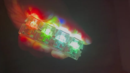 Mini RGB Keyboard Keychain for Stress Relief
