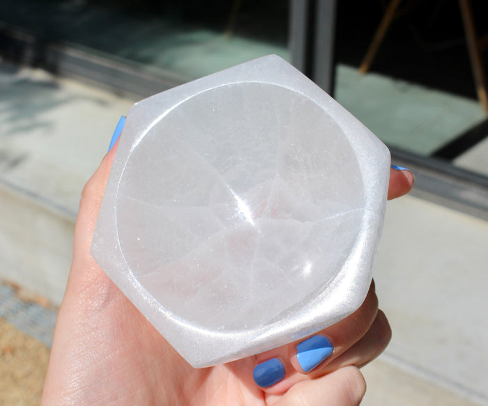 Hexagon Selenite Bowl