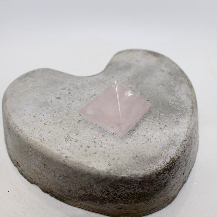 Mini Rose Quartz Pyramid