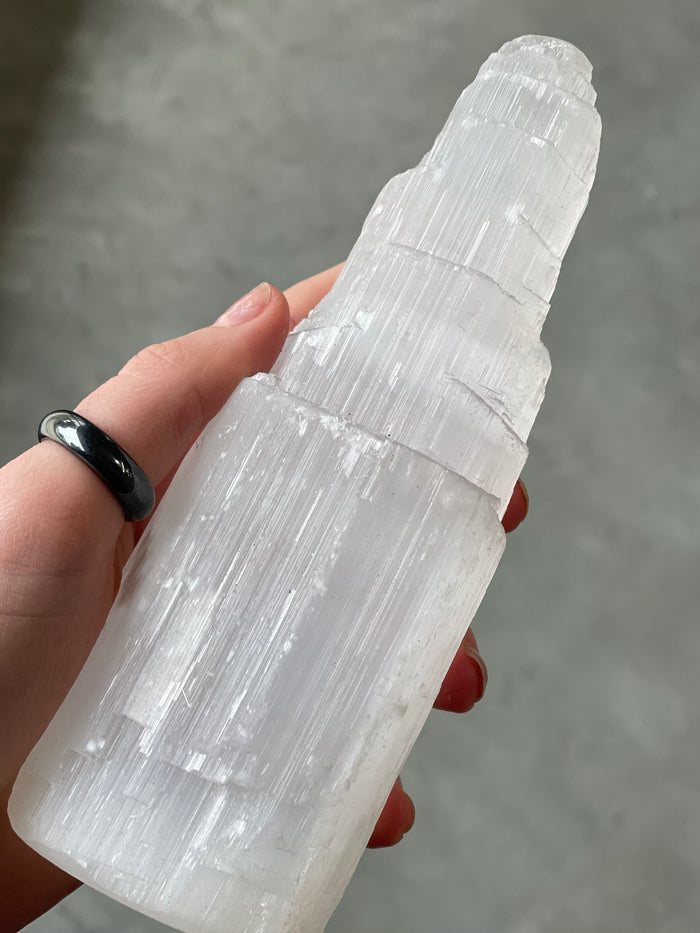 Selenite Tower - 15cm